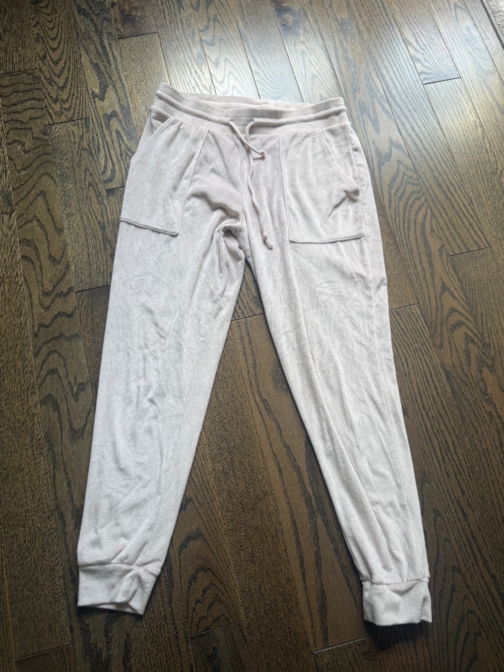 Stars Above blush velvet joggers